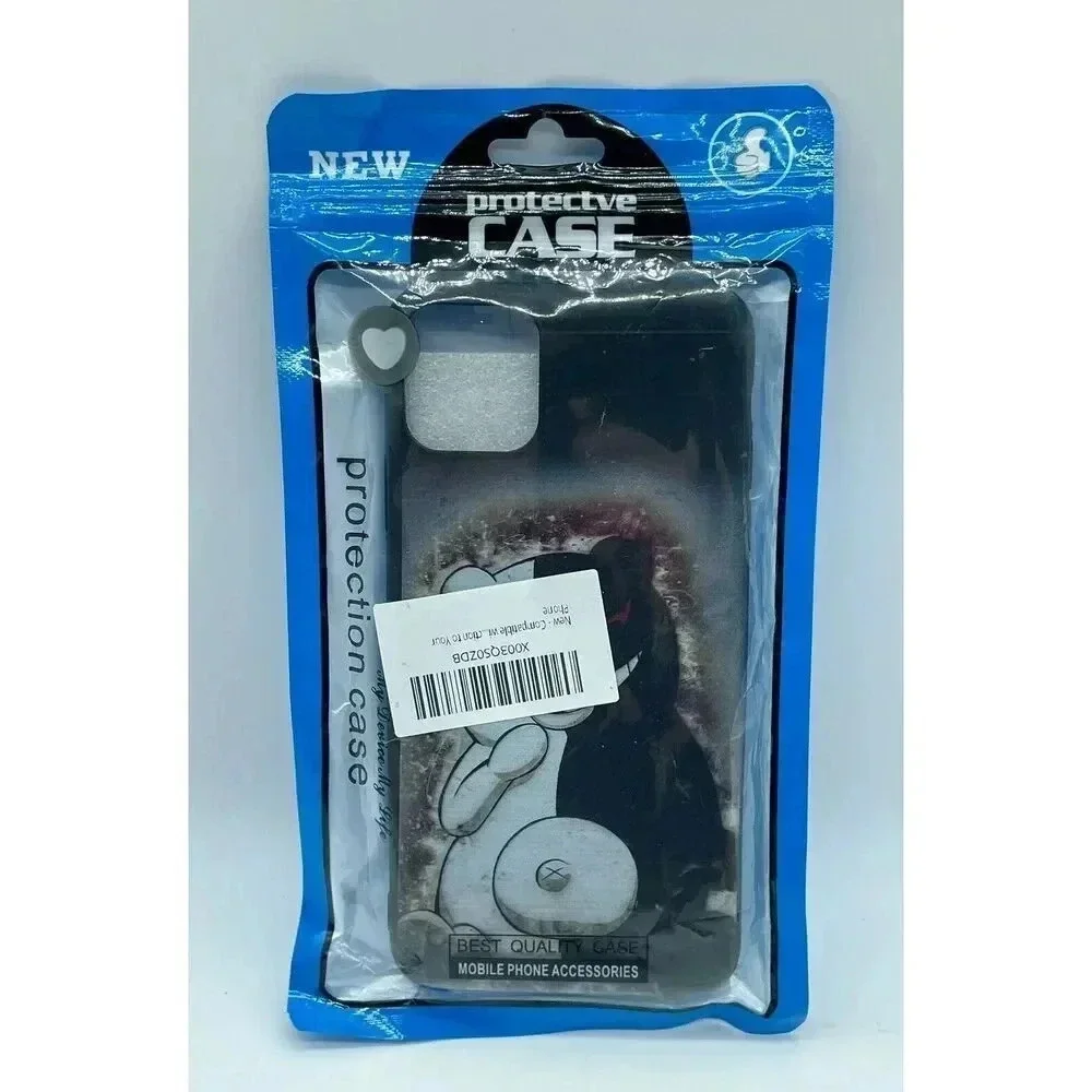 Anime Monokuma Danganronpa TPU Case for iPhone 11‎ Pro Max Soft Shockproof